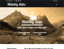 Tablet Screenshot of hillbillystills.com